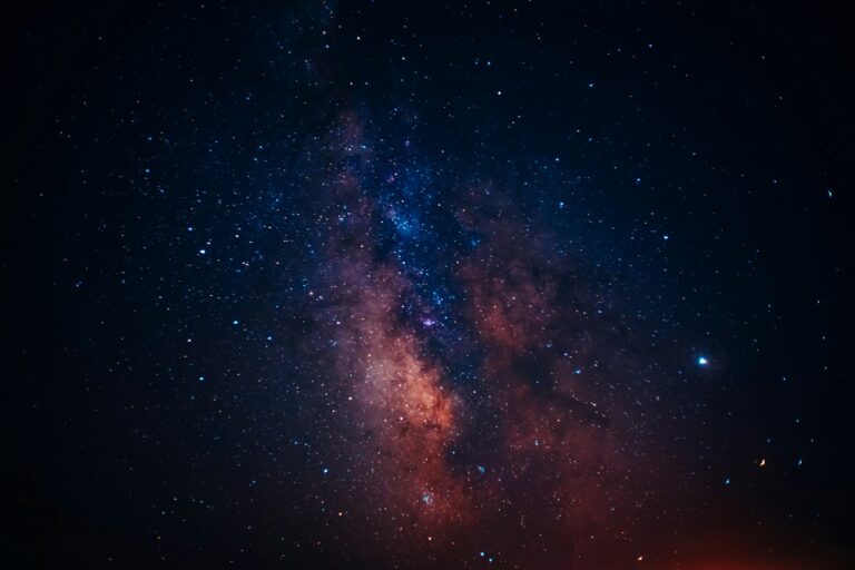 Starry night sky with the Milky Way