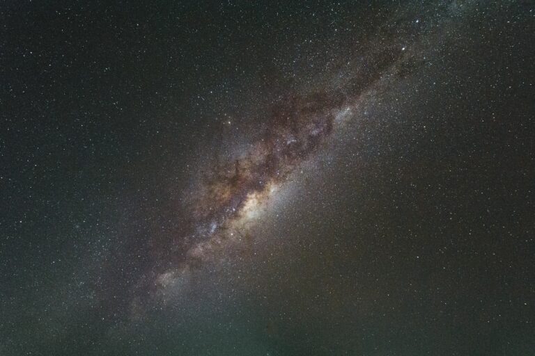 The Milky Way galaxy over a night sky